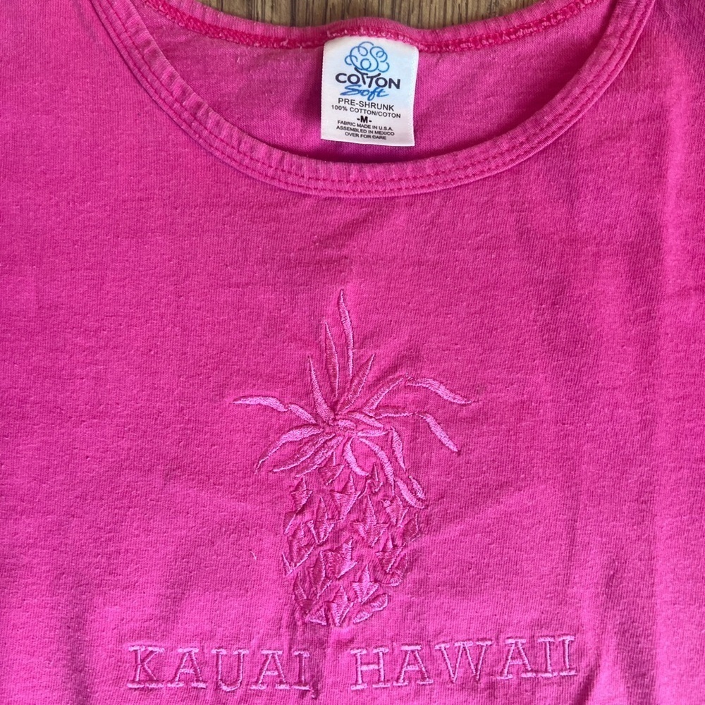 Vintage Hawaii Tee Embroidered Medium - Picture 3 of 3
